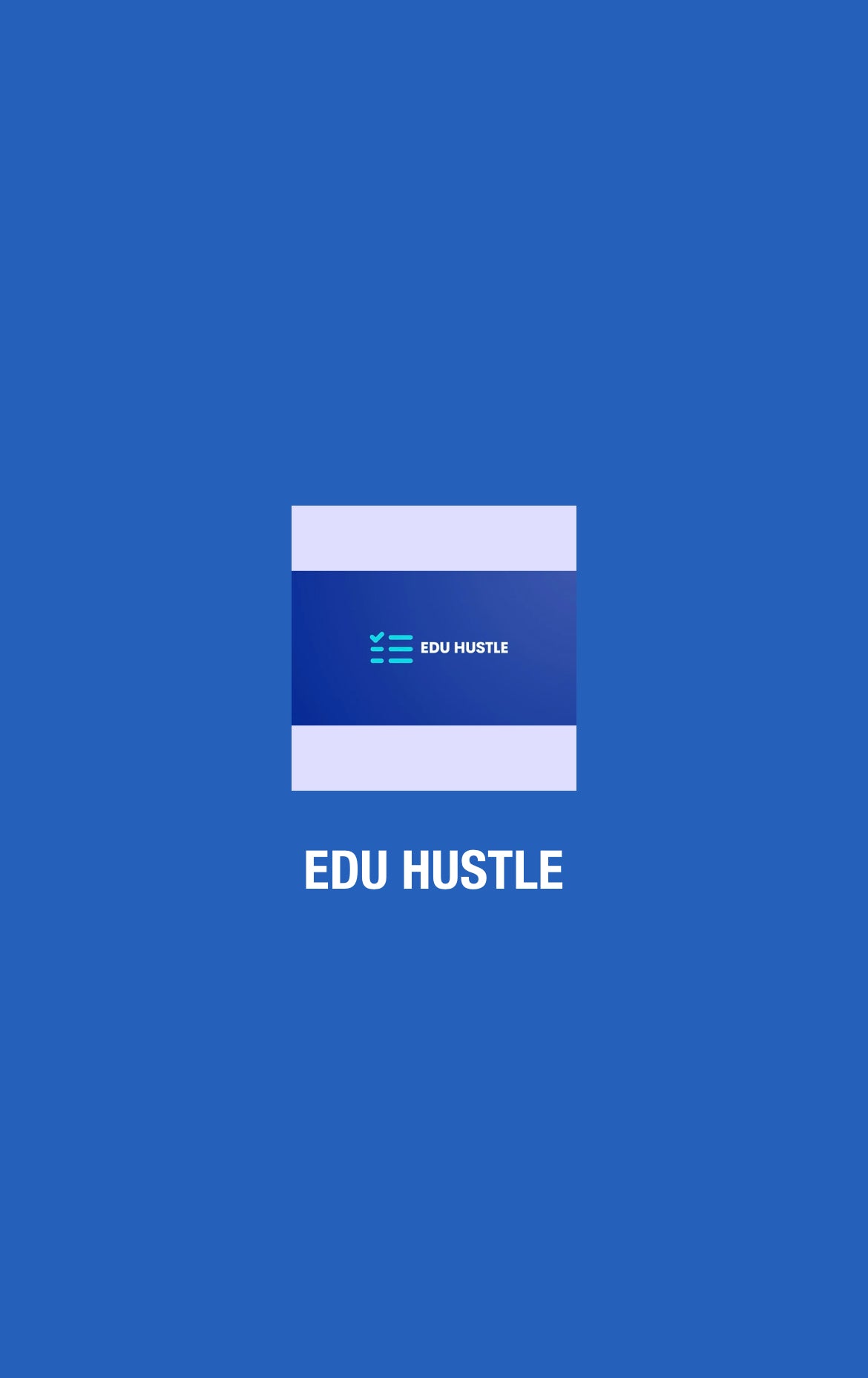 EDU HUSTLE Originals Tee - EDU HUSTLE