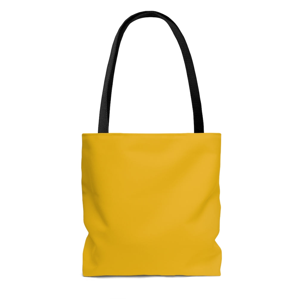 TEACH AND L(EARN) Tote Bag (Yellow/Black) - EDU HUSTLE