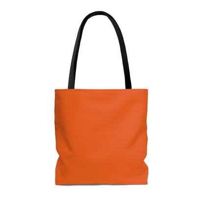 TEACH AND L(EARN) Tote Bag (Orange/Black) - EDU HUSTLE