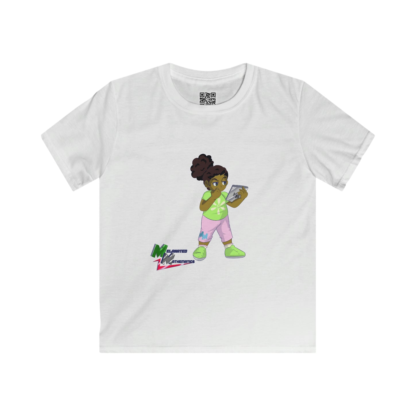 Melanated Mathematics "Studious" Kids Tee + Grades K-1 Workbook Download - EDU HUSTLE