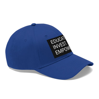 EDUCATE.INVEST.EMPOWER. Cap - EDU HUSTLE