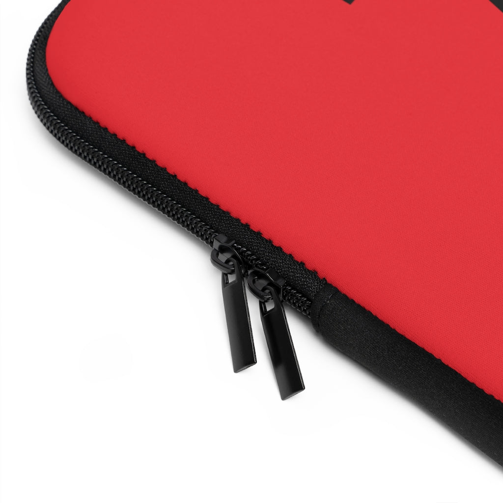 TEACH AND L(EARN) Laptop Sleeve (Red) - EDU HUSTLE