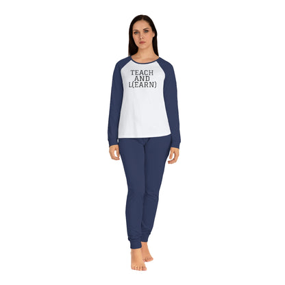 TEACH AND L(EARN) Pajama Set (W) - EDU HUSTLE